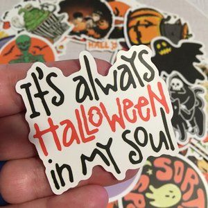 Mystery Halloween Sticker Set Spooky Fun Creepy